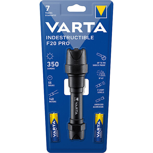 VARTA LED-Taschenlampe F20 Pro 2AA m.Batt. IndestructibleF20Pro